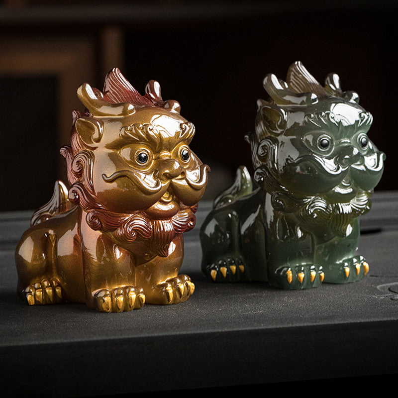 Farbwechselndes PiXiu-Teetier aus Harz | Zen-Wohndekor