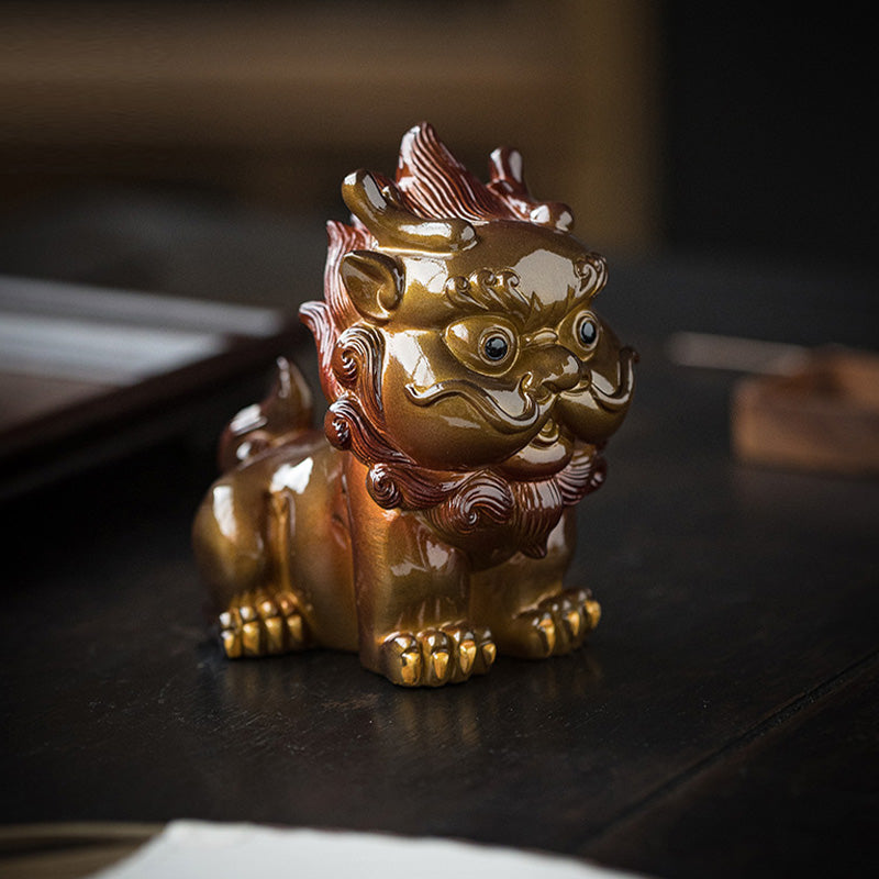 Farbwechselndes PiXiu-Teetier aus Harz | Zen-Wohndekor