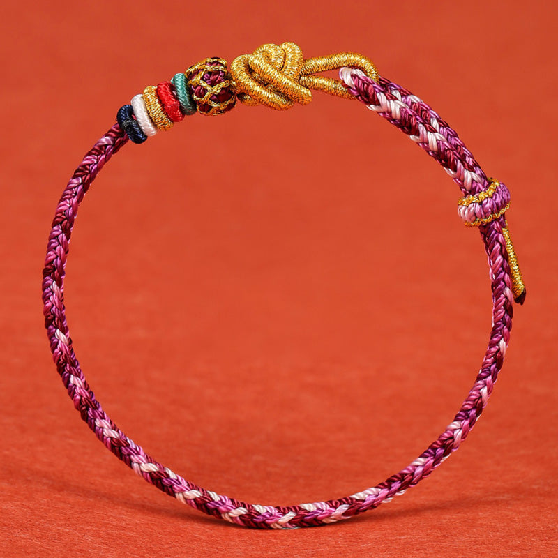 Buntes Dunhuang-Schutzseilarmband für spirituelles Gleichgewicht