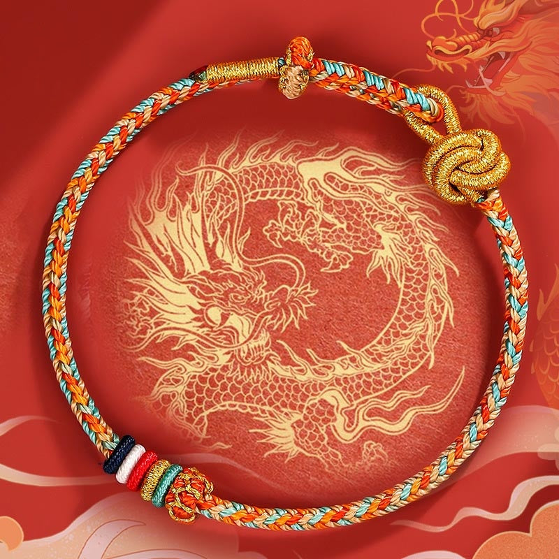 Buntes Dunhuang-Schutzseilarmband für spirituelles Gleichgewicht