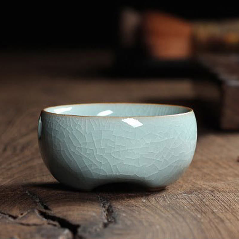 Bunte Koi-Fisch-Teetasse aus Keramik, 60 ml | Zen-Dekor