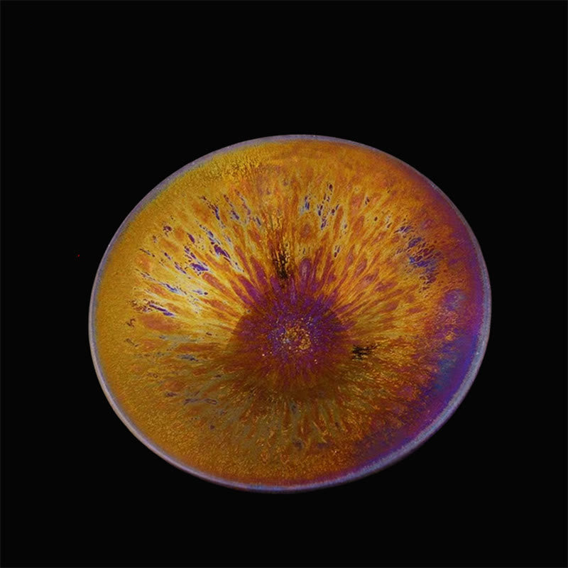 Bunte Milchstraße Jian Zhan Keramik-Teetasse 10,5 cm