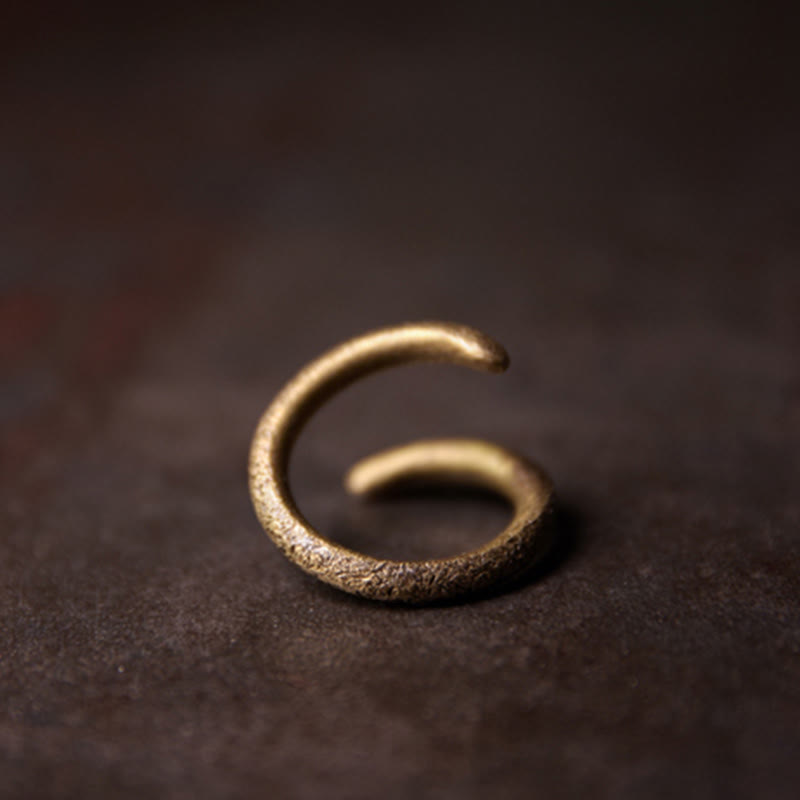 Verstellbarer Kupferring für Glück und Gleichgewicht | Spirituelle Ringe
