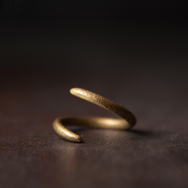 Verstellbarer Kupferring für Glück und Gleichgewicht | Spirituelle Ringe