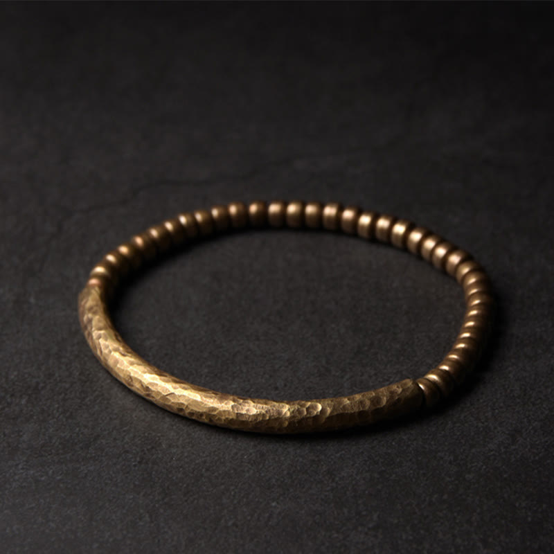Kupfer Messing Perle Glück Reichtum Spirituelles Armband