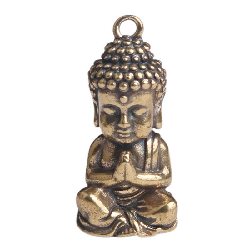 Kupfer Buddha Mitgefühl Schlüsselanhänger Anhänger für Achtsamkeit