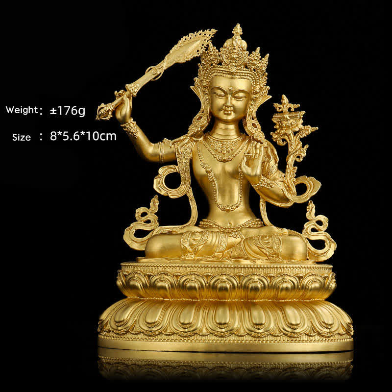 Buddha-Statue aus Kupfer | Shakyamuni Amitabha Medizinbuddha Figur