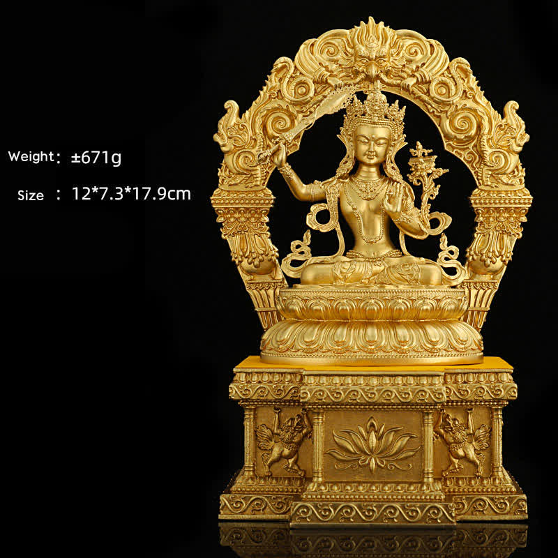 Buddha-Statue aus Kupfer | Shakyamuni Amitabha Medizinbuddha Figur