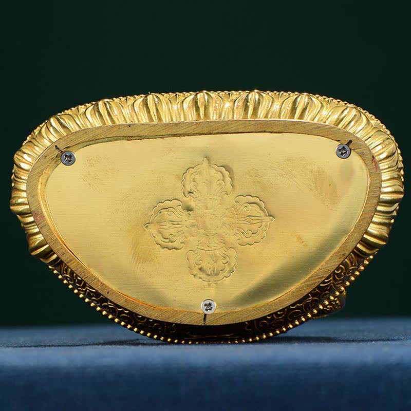 Kupfer Buddha Statue Shakyamuni Figur 16,5 cm Erleuchtung