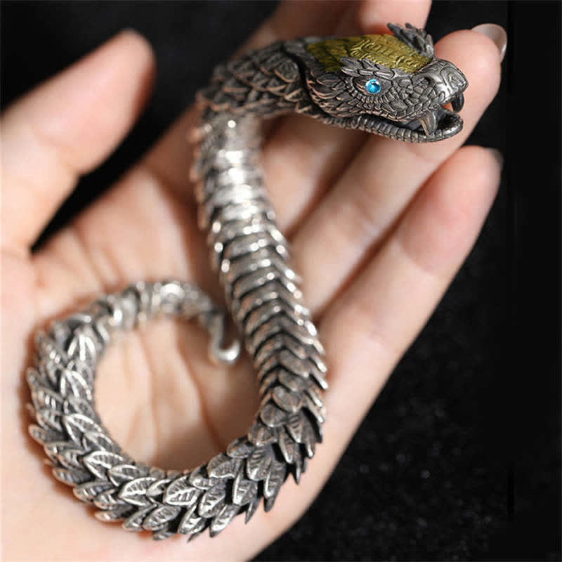 Kupfer-Drachen-Armband 18-24 cm | Schutz-Amulett-Kette