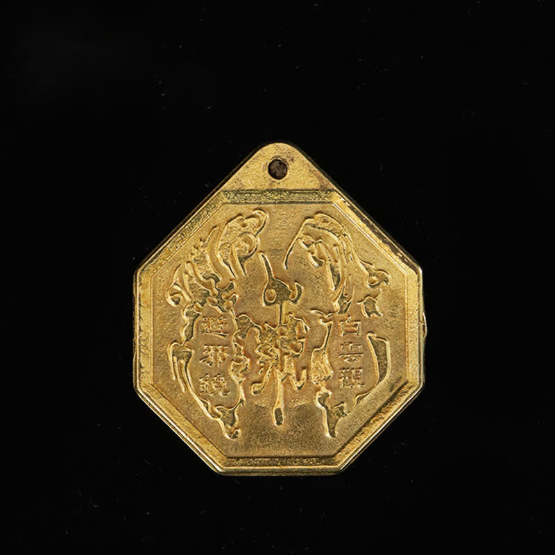 Kupfer Feng Shui Bagua Karte 16cm | Balance Energie Wandkunst