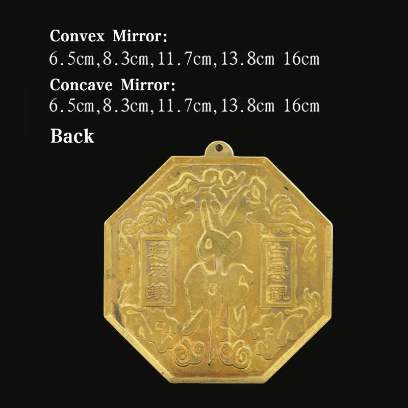 Kupfer Feng Shui Bagua Karte 16cm | Balance Energie Wandkunst