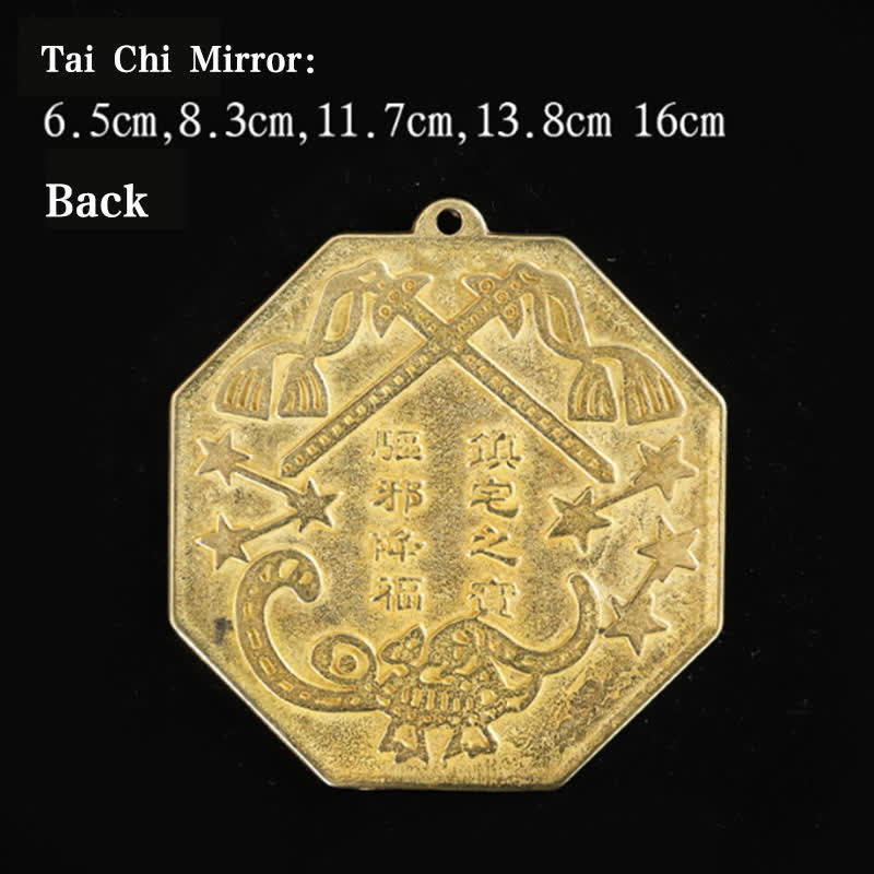 Kupfer Feng Shui Bagua Karte 16cm | Balance Energie Wandkunst