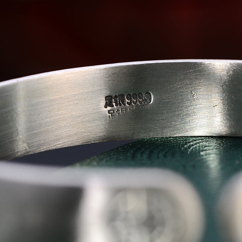 Kupfer Feng Shui Fünf Kaiser Münzen Schutz Armband Armreif