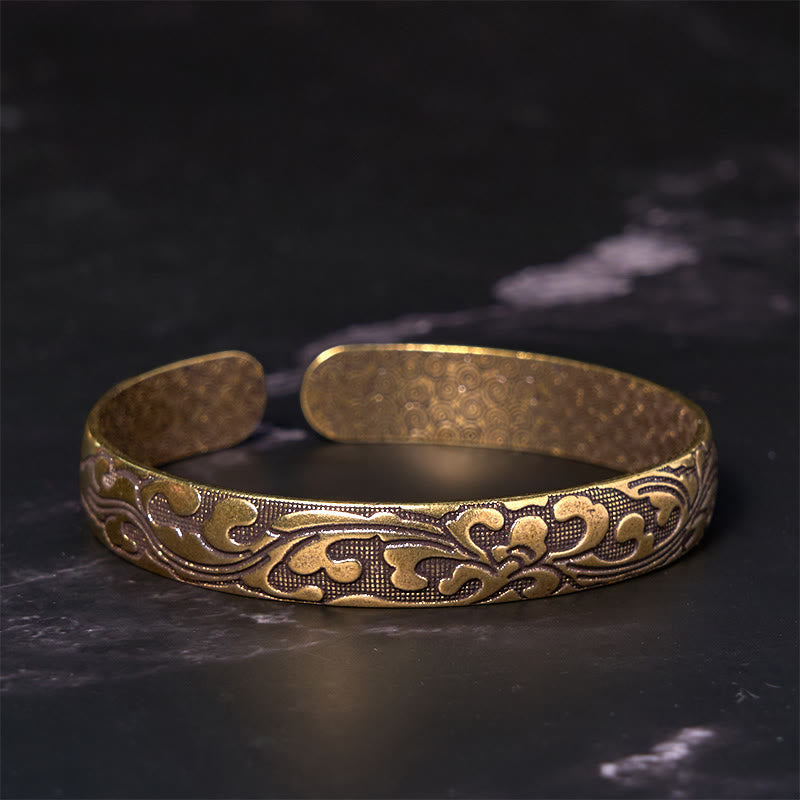KupferBlumen Balance Selbstpflege Verstellbares Manschettenarmband