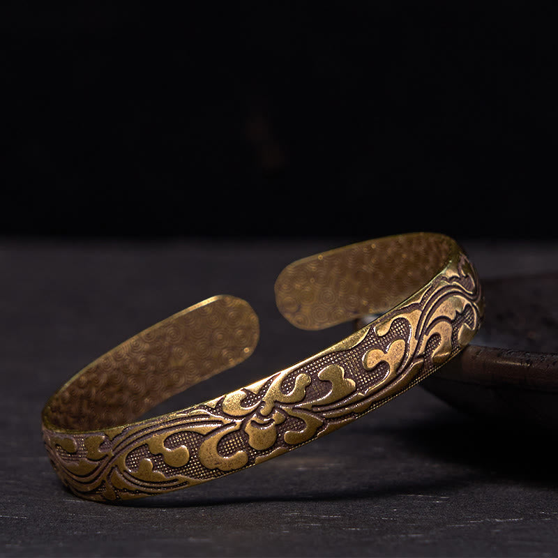 KupferBlumen Balance Selbstpflege Verstellbares Manschettenarmband