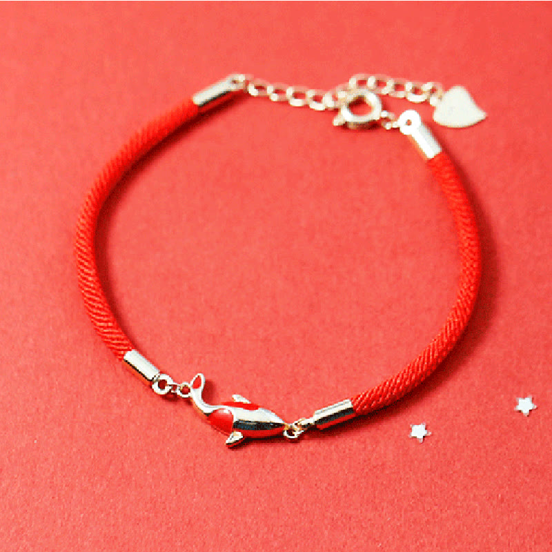 Kupfer Koi Fisch Schmuckset | Halskette Armband Ohrringe