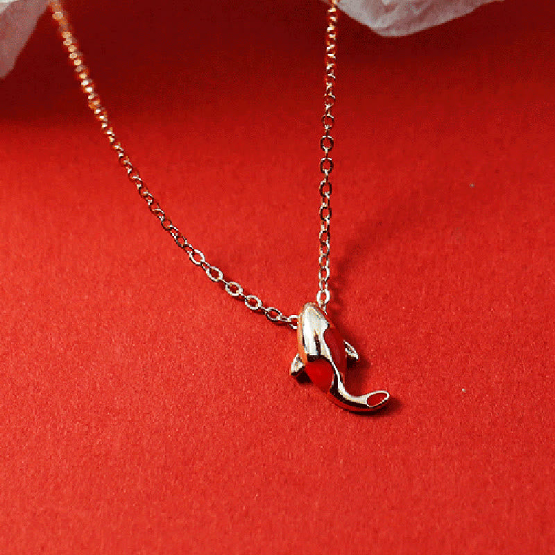 Kupfer Koi Fisch Schmuckset | Halskette Armband Ohrringe