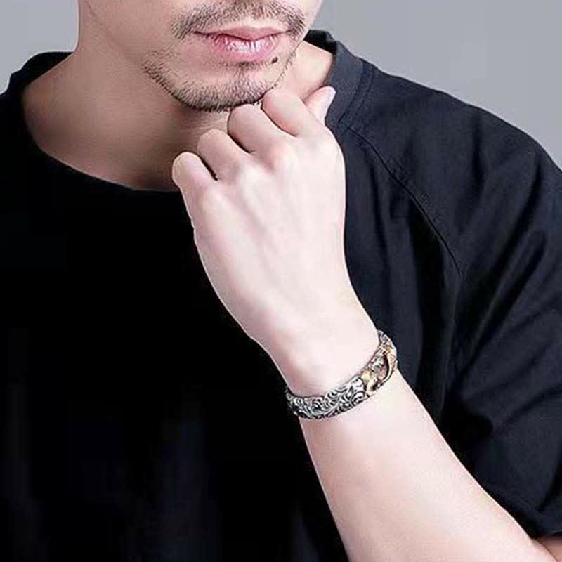 Kupfer Koi Fisch Wohlstandsarmband Verstellbarer Armreif