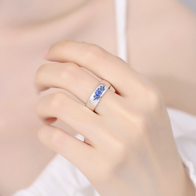 Kupfer-Lotusring | Erleuchtung, verstellbares 6-mm-Band