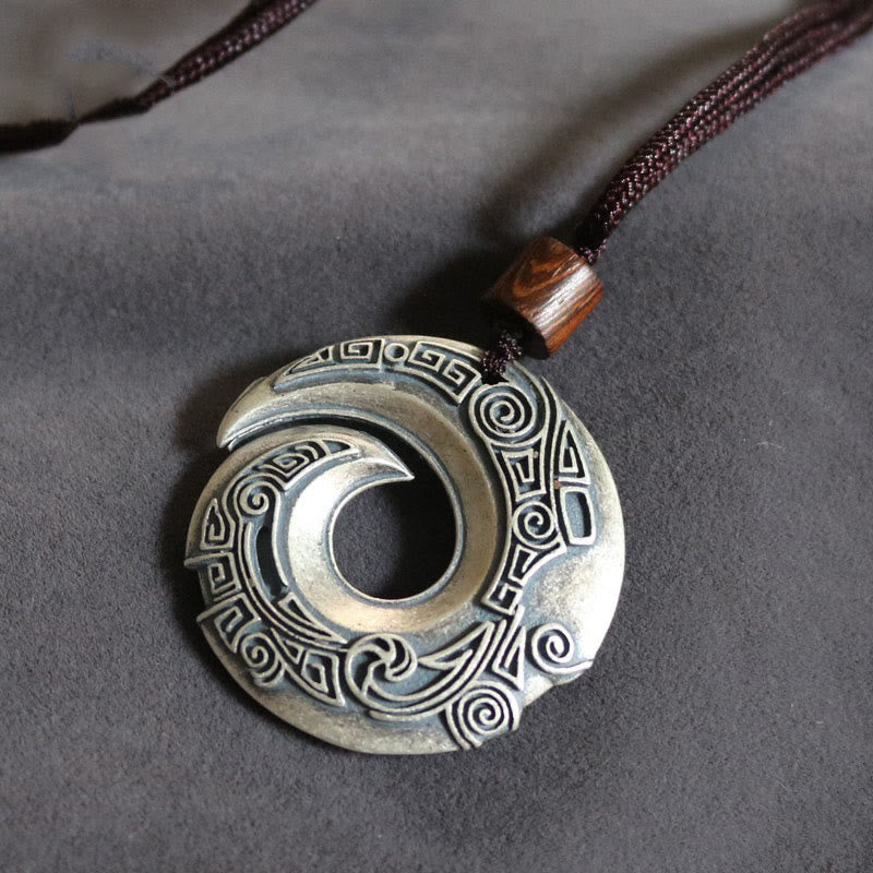 Kupfer Glückskette Anhänger | Spiritueller Schutzschmuck