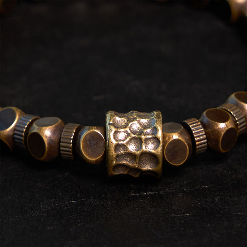Balance-Armband mit Kupfer-Meteoritenmuster, 17–18 cm