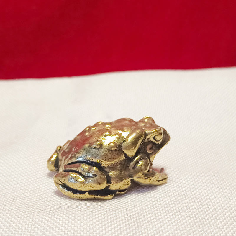 Kupferne Mini-Tierfiguren | Skulpturen spirituellen Reichtums