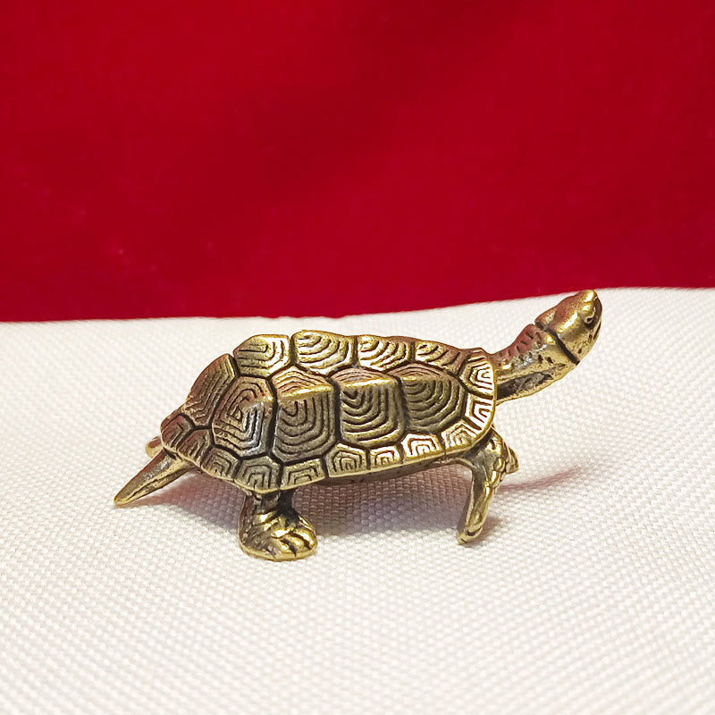 Kupferne Mini-Tierfiguren | Skulpturen spirituellen Reichtums