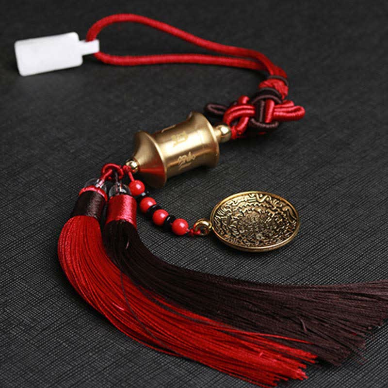 Kupferne Om Mani Padme Hum Auto-Hängedekoration, 32 cm