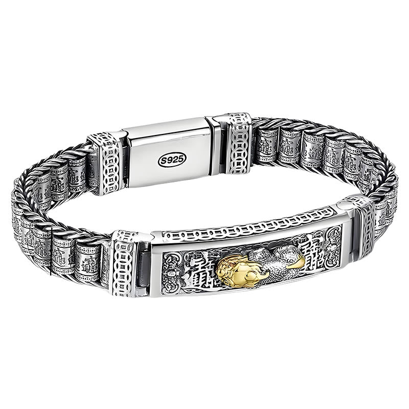 Kupfer Pi Xiu Gebetsmühle Pixiu Armband 7,1 Zoll 18 cm
