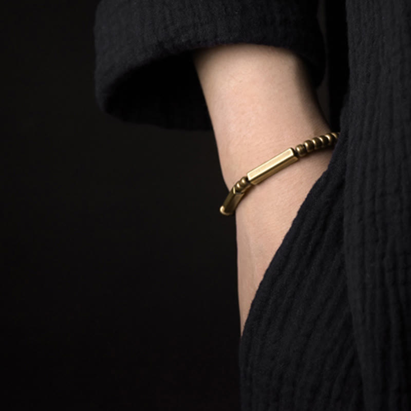 Kupfer spirituelles Armband für Reichtum und Glück, verstellbare Größe