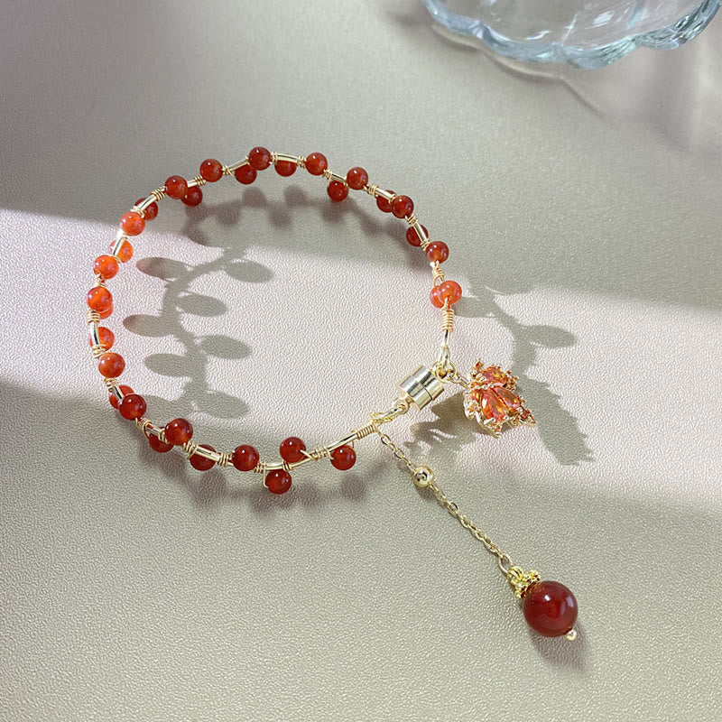 Kupfernes spirituelles Glücksbringerarmband für Gleichgewicht und Reichtum