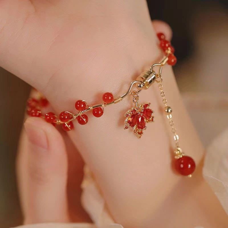 Kupfernes spirituelles Glücksbringerarmband für Gleichgewicht und Reichtum