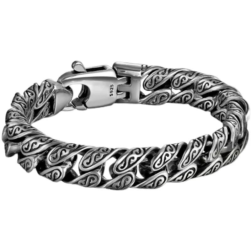 Kupfer Tang Dynastie Blume Glück Armband 18cm Spirituelle