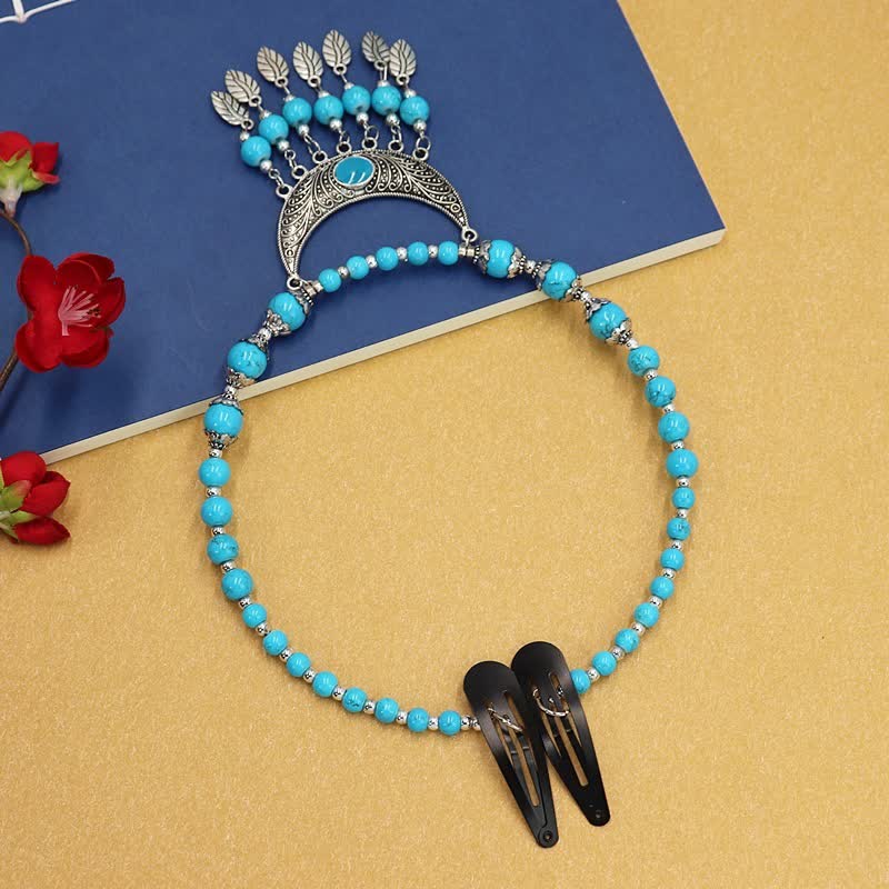 Kupferquaste Haarschmuck | Tibetischer spiritueller Schmuck