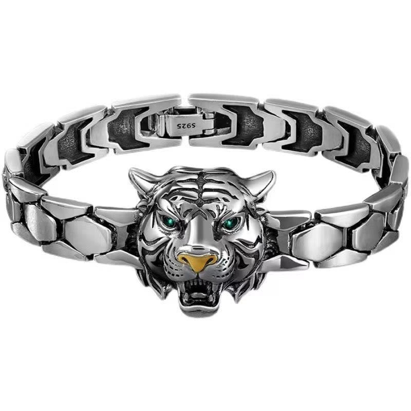 Kupfer-Tigerkopf-Heilarmband für Gleichgewicht und Glück
