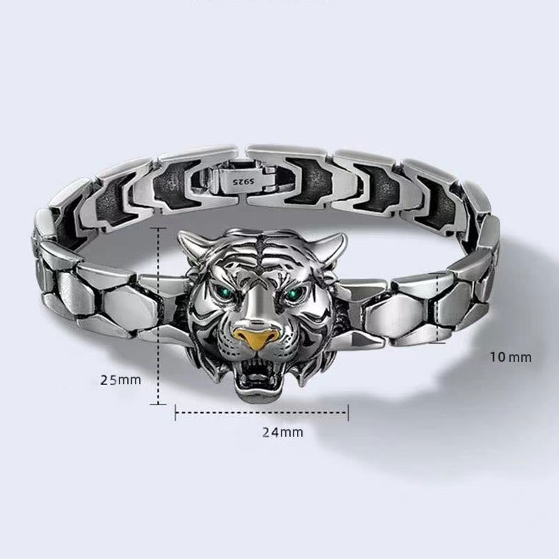 Kupfer-Tigerkopf-Heilarmband für Gleichgewicht und Glück