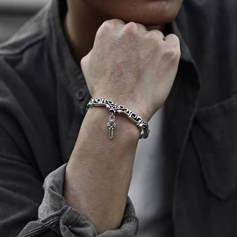 Kupfer gedrehtes geflochtenes spirituelles Armband für Balance