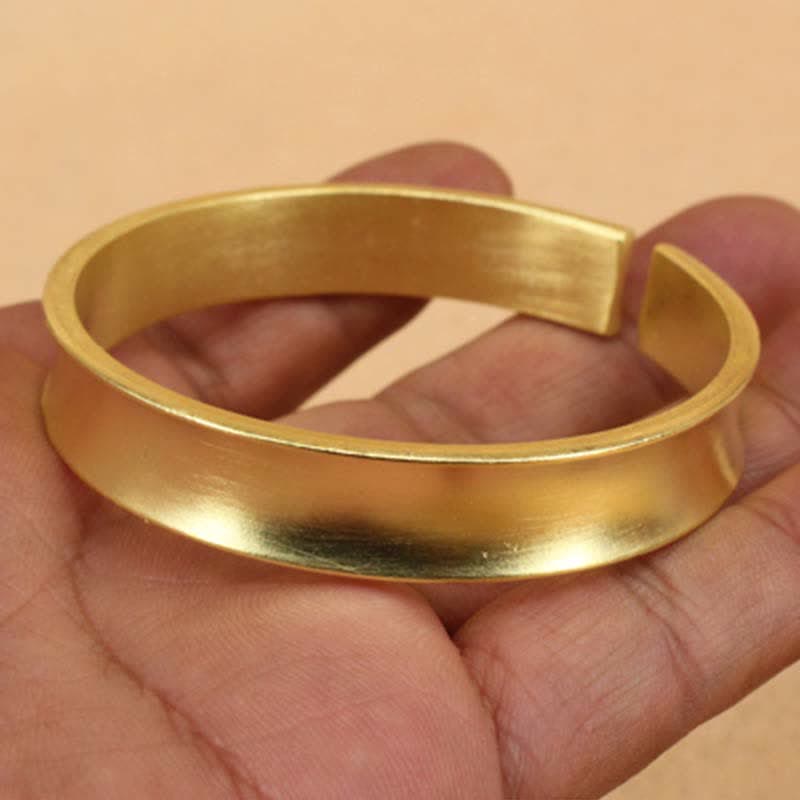 Kupfer Reichtum Glück Manschette Armband | Spirituelle Balance Unisex