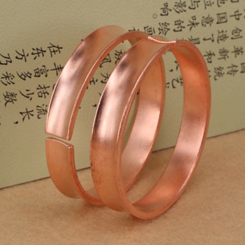 Kupfer Reichtum Glück Manschette Armband | Spirituelle Balance Unisex