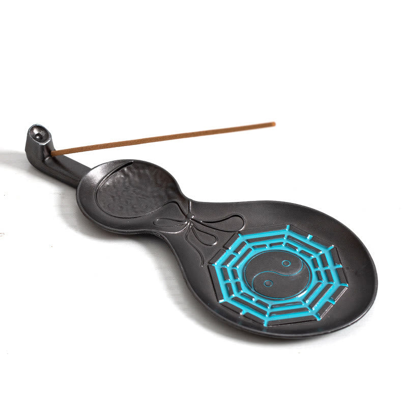 Kupfer Yin Yang Bagua Räuchergefäß Dekoration 13,8 cm
