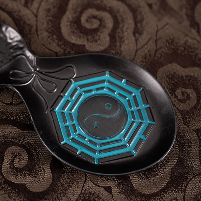 Kupfer Yin Yang Bagua Räuchergefäß Dekoration 13,8 cm