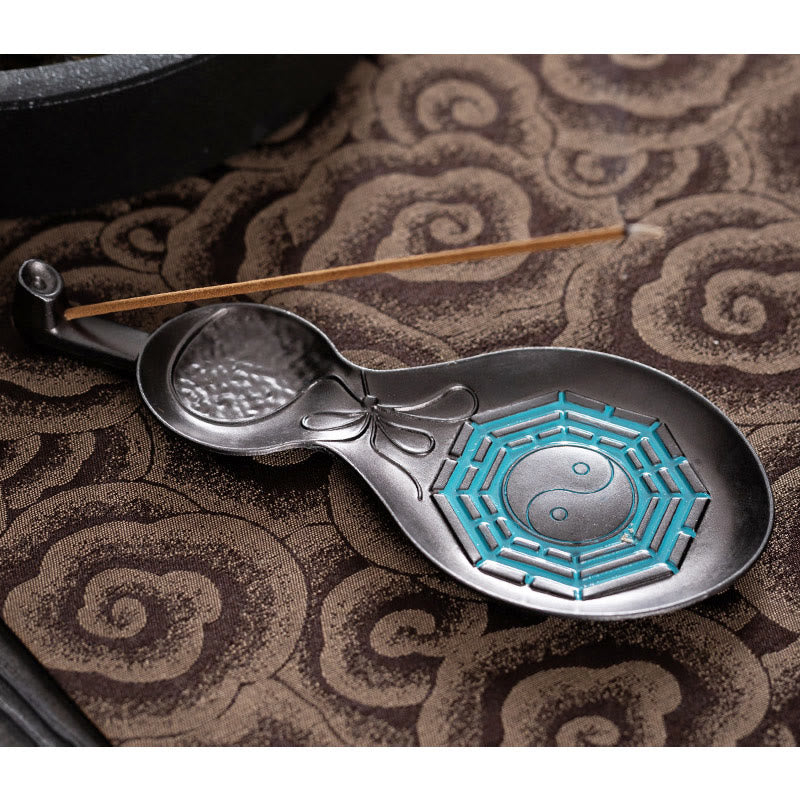 Kupfer Yin Yang Bagua Räuchergefäß Dekoration 13,8 cm