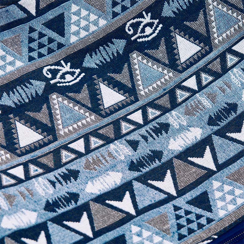 Umhängetasche aus Baumwolle mit Streifenmuster für Yogamatten