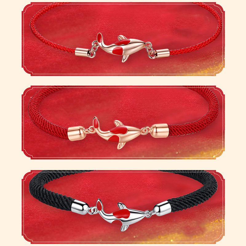 Koi-Fisch-Armband für Paare für Glück, Reichtum und Schutz