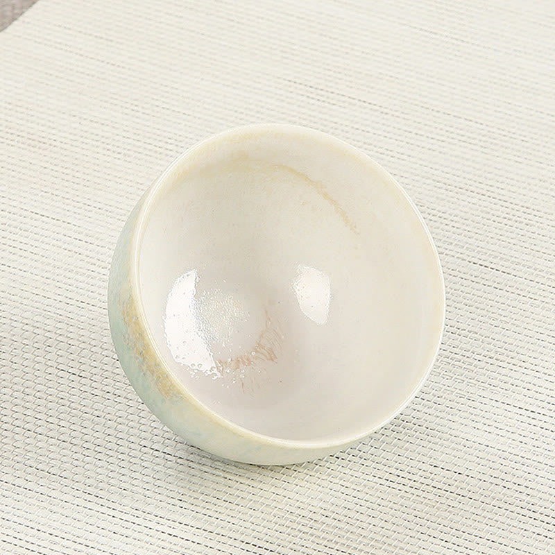 Kreative grüne Kung-Fu-Teetasse aus Keramik, 140 ml