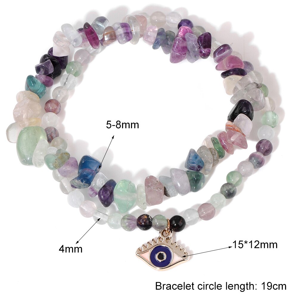 Armbänder mit dem bösen Blick aus Kristall zum Schutz