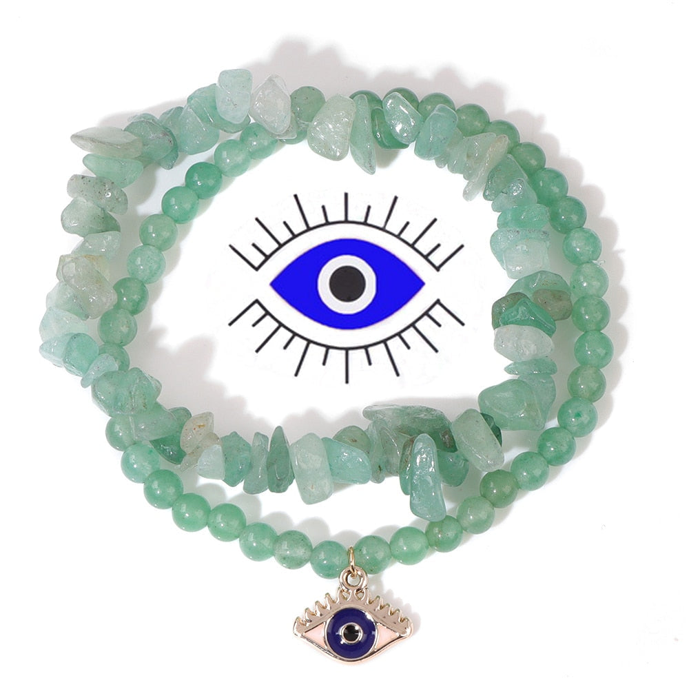 Armbänder mit dem bösen Blick aus Kristall zum Schutz