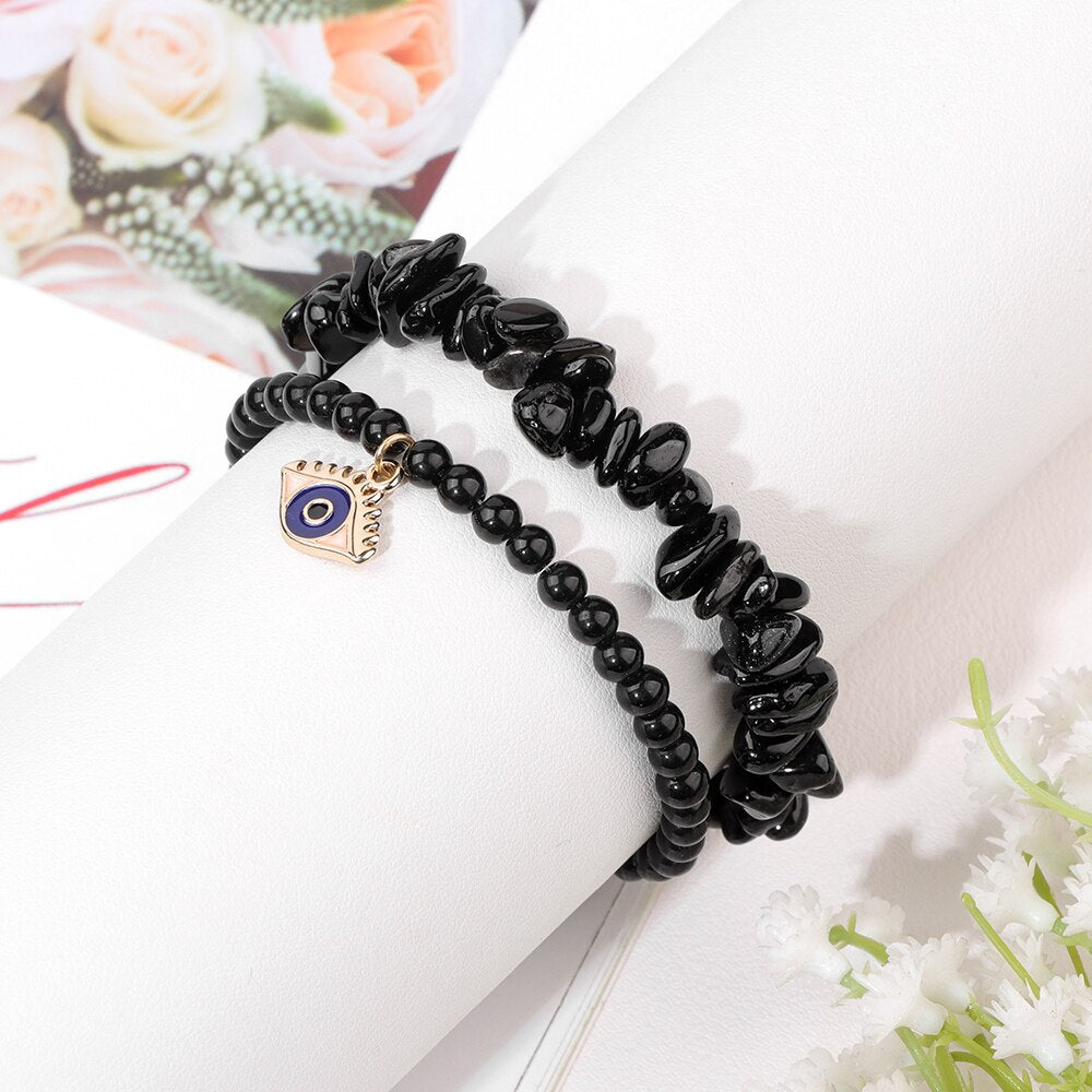 Armbänder mit dem bösen Blick aus Kristall zum Schutz