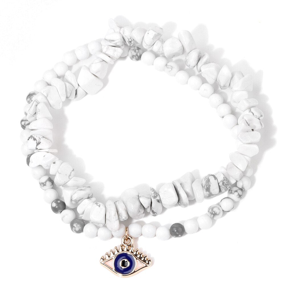 Armbänder mit dem bösen Blick aus Kristall zum Schutz